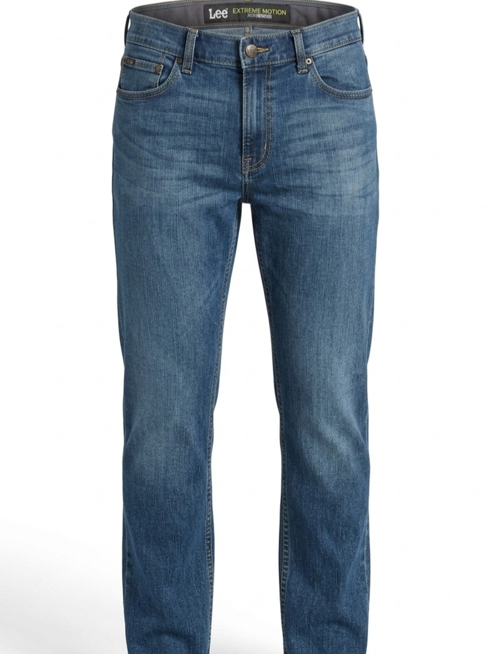 Lee Men's Blue Straight Fit Jeans